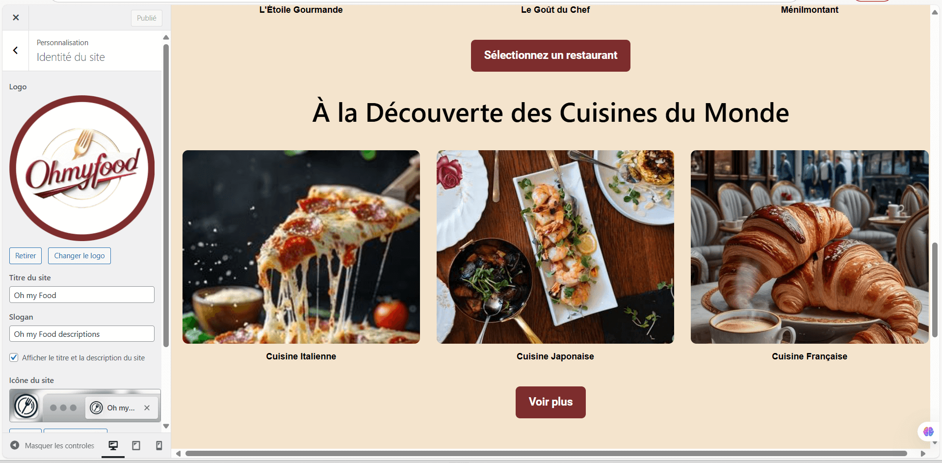 LOGO et favicon